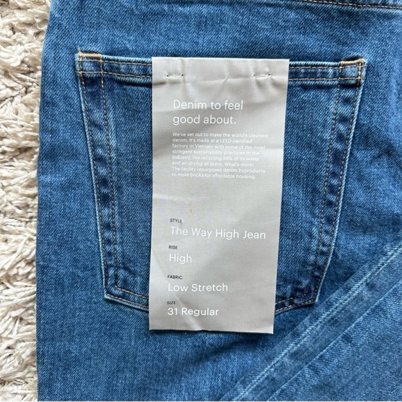 Everlane Way High Jeans NWT - Picture 6 of 11